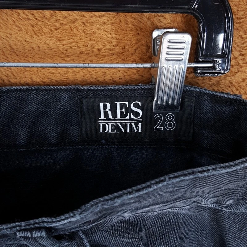 RES DENIM Jeans Womens Size 28 Charcoal Wash Boyfriend Ripped Distressed ROMEO - Image 2 of 4