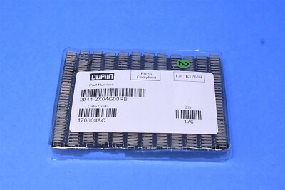 176 Oupiin PCB Socket 2.54mm X 2.54mm Connector R/A 2044-2X04G00RB
