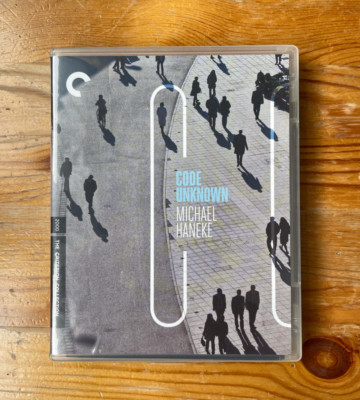 Code Unknown Criterion Blu-ray REGION A