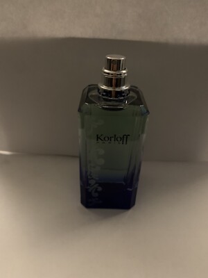 Korloff Paris Blue II by Korloff, 3 oz EDT Spray for Unisex NEW  tester