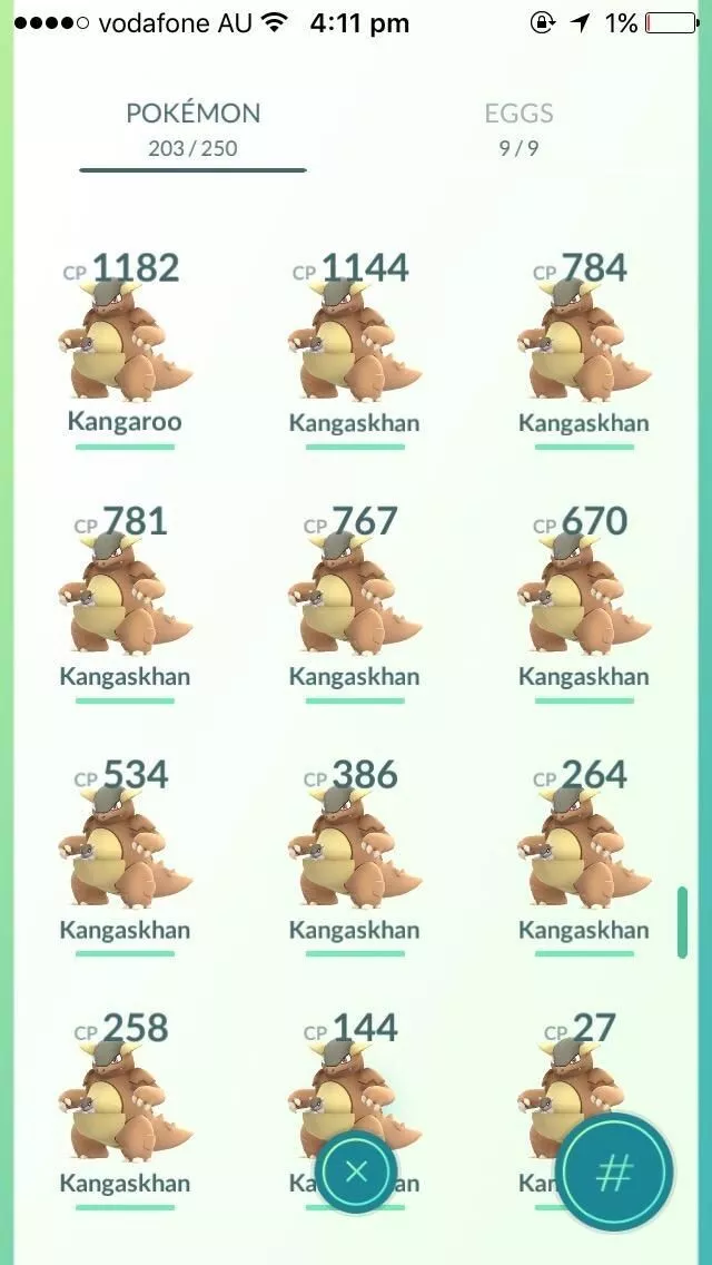 Kangaskhan Pokémon GO - Trade Kangaskhan - Regional Kanto - 20k Stardust -  Safe