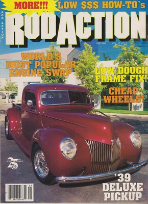 ROD ACTION MAGAZINE MAY 1988 *DELUXE PICK-UP/STREET RODDETTE*