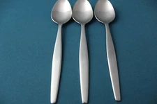 3 Place Oval Soup Spoons Gense FOCUS Satin 18-8 Stainless Sweden 6 7/8"