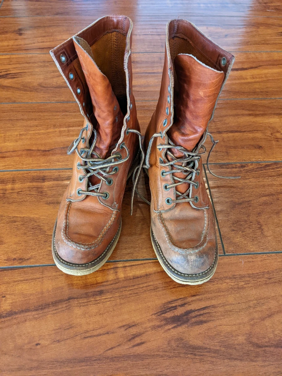 Vintage Wearmaster Sears Roebuck USA 1950 Motorcycle Hunting Biker Work  Boots 6