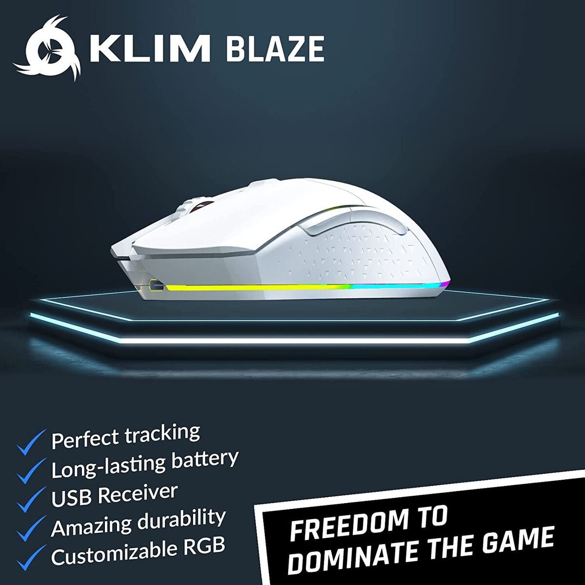 KLIM Blaze Wireless RGB Gaming Mouse