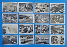 BRITAIN FROM THE AIR,SENIOR SERVICE PHOTO CIGARETTE CARDS 1937,GROUP OF 16 CARDS