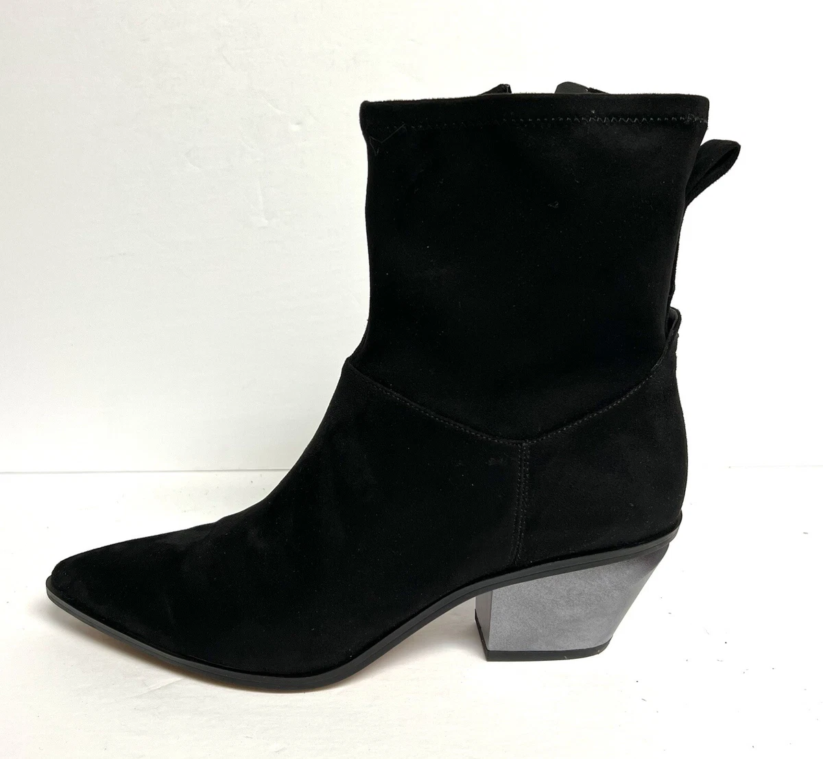 Franco sarto black suede best sale booties