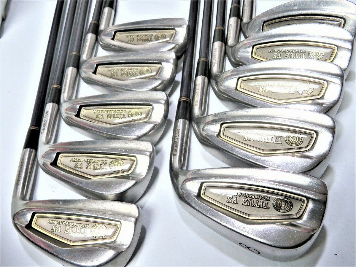 Perfect 10Pcs MARUMAN TITUS VS TITAN FACE Regular Flex IRON SET