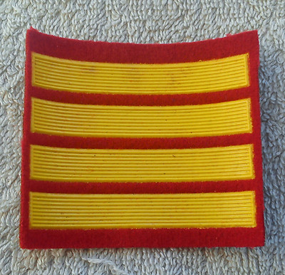 SOWJETISCHE UNION ARMEE AUFNÄHER Offizier Kadett 4 Jahre Dienststreifen Abzeichen UdSSR CCCP