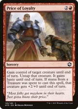 x4 Price of Loyalty AFR MTG 159/281 COMMON M/NM 4x