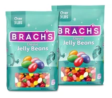 Brach's Classic Jelly Beans, Candy, Assorted Flavors, Bulk Bag, 54 oz (2 ct)
