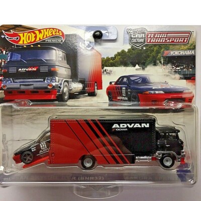 ホットウィール　チームトランスポート　アドバン　GTR　BNR32 R32 Hot Wheels Team Transport NISSAN SKYLINE GT-R (BNR32) #27