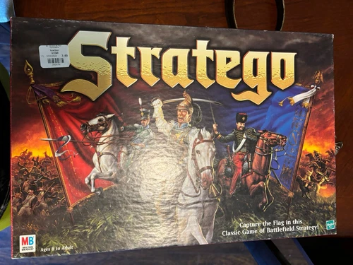 Vintage 1999 STRATEGO Board Game by Milton Bradley 100% COMPLETE All Pieces