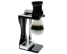 Men's Suavecito Wet Shave Set (Razor, Shave Brush, Stand, 5 Blades)