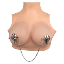 Halloween Adjustable Nipple Clamps Clips Torture Breast Bondage Fetish Sex Toys