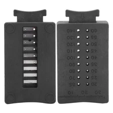 5 Pcs Dental Endo Root Canal Gutta Percha Points Gauge Cutter Measure Ruler