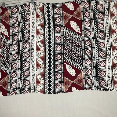 Women's Tribal Design Satin Smooth Feel Oblong Scarf 68X44 - 第 1/7 張圖片