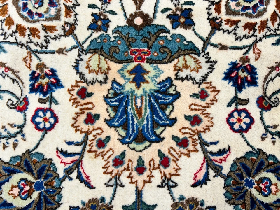 10'5"x13'8" Hand-Knotted Wool All-over Kashane Area Rug - Handmade Carpet 10x13 - Image 2 of 4