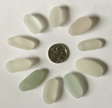 Oryginalne szkło morskie Seaham - 10 masywnych sztuk