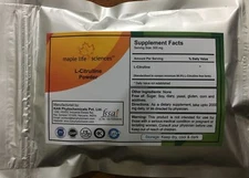 L-Citrulline Powder, Free Form, 99.9% pure, & High Quality