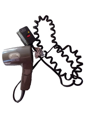 Vidal Sassoon Travel 1500 Hair Dryer with Folding Handle VS-523 | eBay