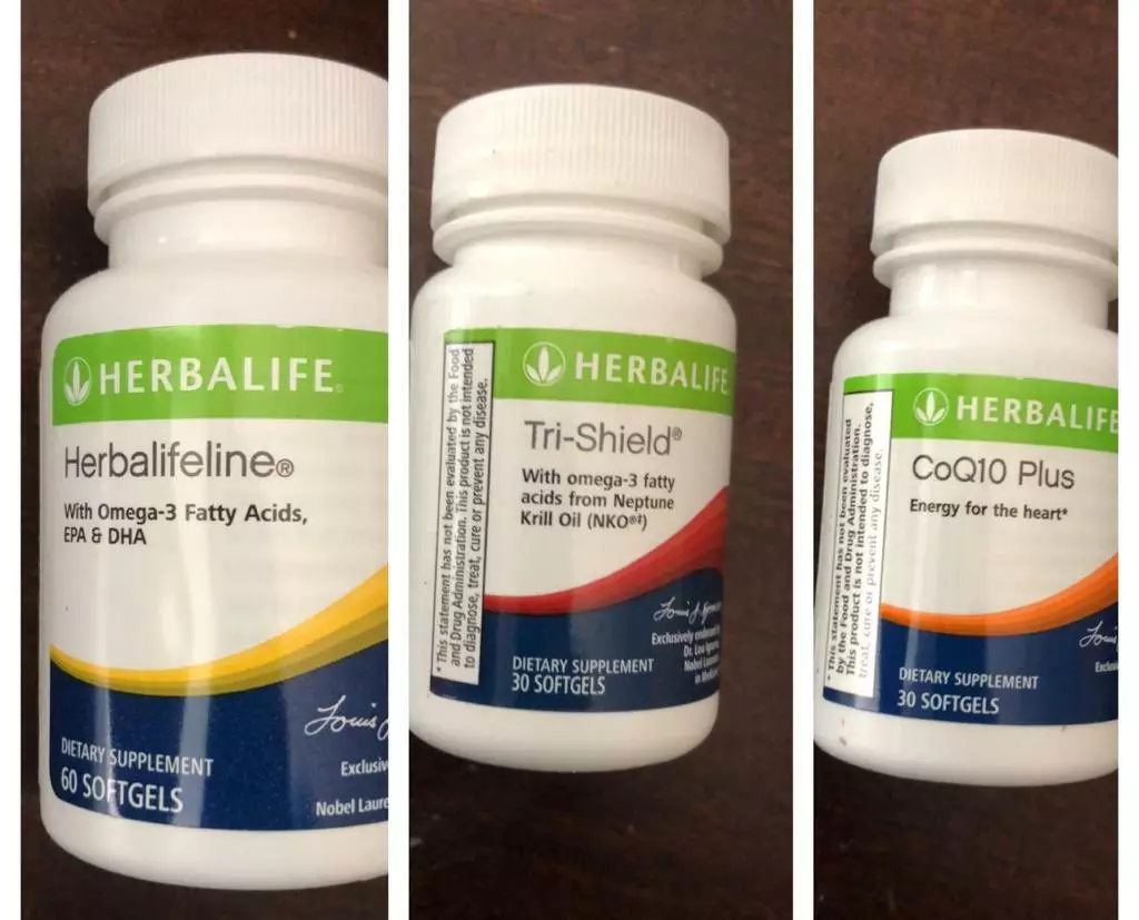 HERBALIFE - Tri-Shield *30pills/Herbalifeline *60 pills/CoQ10 Plus