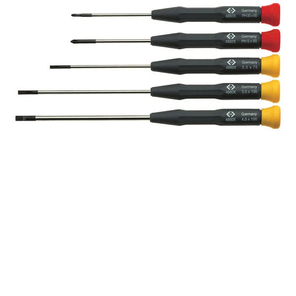 Assortiment de 5 tournevis burins Magnusson | Tournevis et clé hexagonale | FR