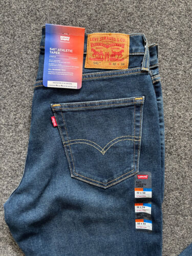 Levis Jeans 541 Ahletische Taper Jeans Relaxed Fit Born To Adapt Blau Blue Men - Bild 3 von 7