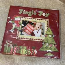 NEW Debbie Mum Jingle Joy Holiday Scrapbook Photo Album Kit Just Add Photos 