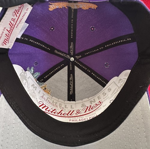 Mitchell & Ness Los Angeles Lakers Pro Secondary Roses Embroidery SnapBack Hat - Picture 5 of 5