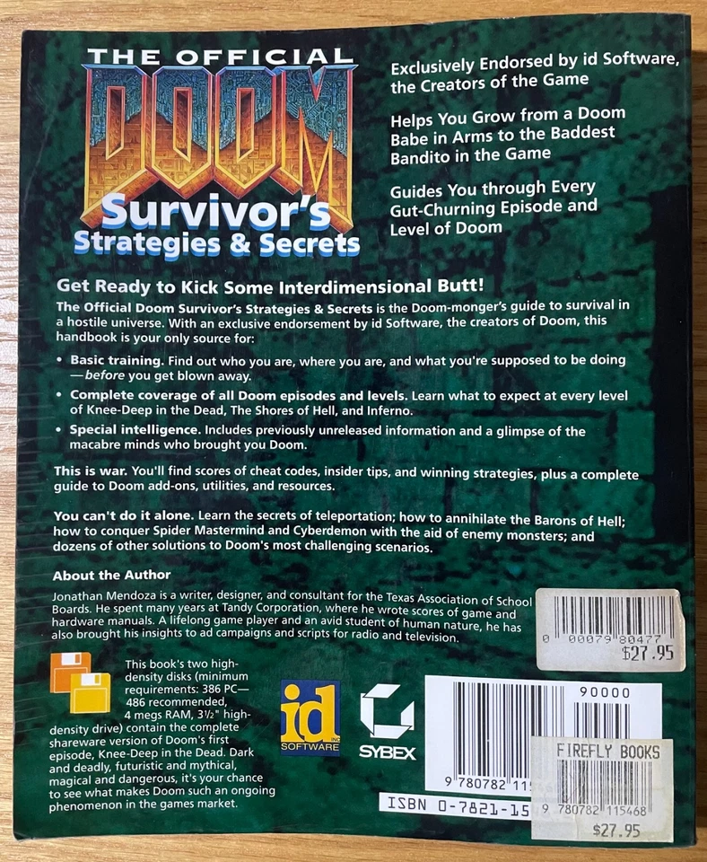 The Official Doom Survivor's guide Strategies and Secrets book (NO DISCS) SYBEX Foto 2 de 4