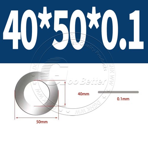 Shim Washers 0.1/0.2/0.3/0.5mm Thick DIN 988 High Quality 304 Stainless Steels - Picture 207 of 239