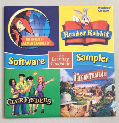 The Learning Company Software Sampler Educational Pc Games 2000 Reader Rabbit