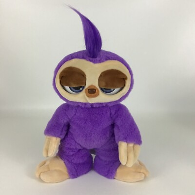 Pets Alive Fifi the Flossing Sloth Plush Interactive Toy Dancing w 3 Songs Zuru