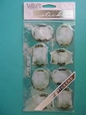 Stickopotamus/Sticko  SCROLL JOURNAL BOXES Binder Sheet Scrapbook Sticker Vellum