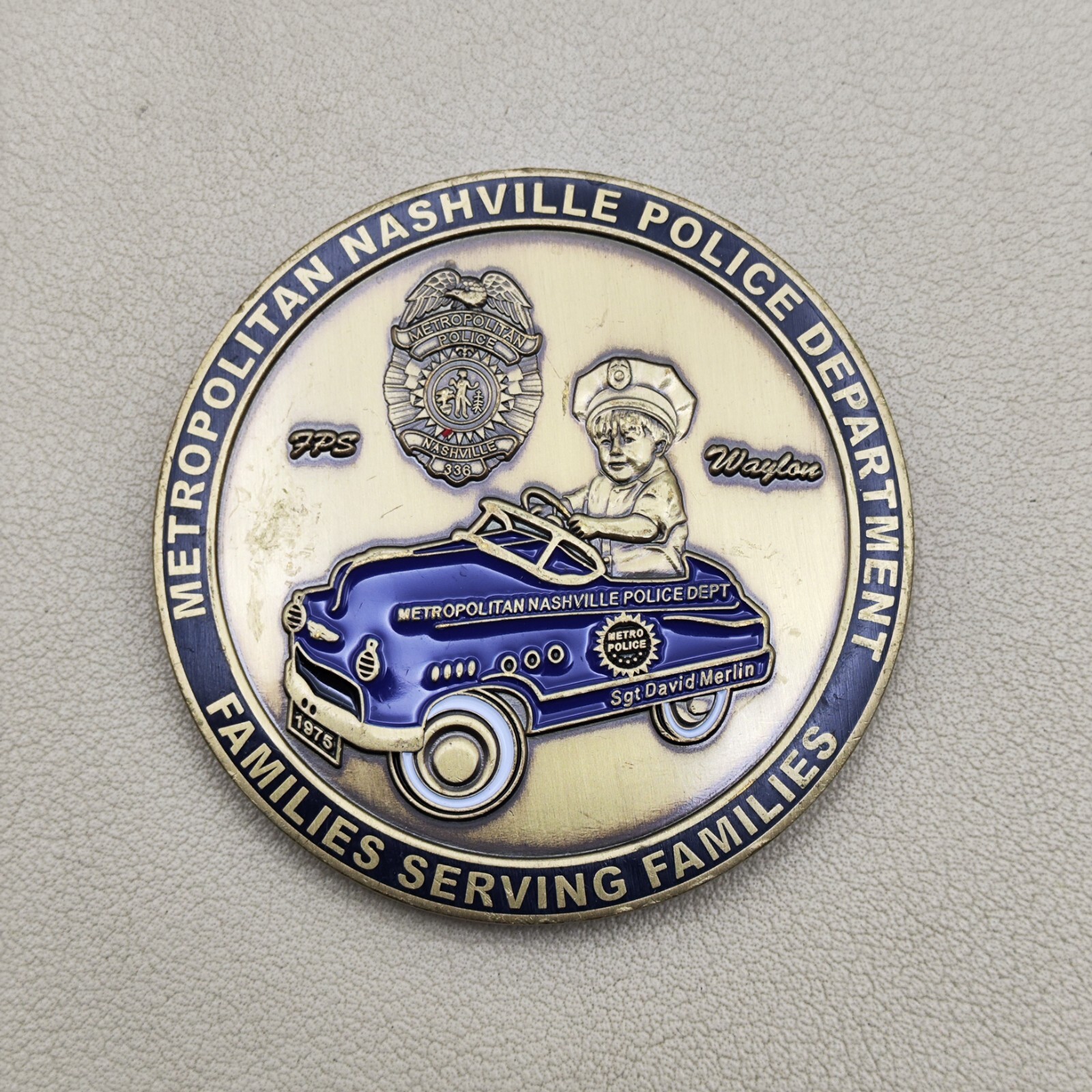 Metropolitan Nashville Police Department Challenge Coin