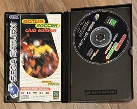 Sega Saturn Actua Soccer Club Edition Game, Complete With Manual, Tested