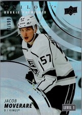 2022-23 UD TRILOGY LEVEL 1 ROOKIE PREMIERES /699 JACOB MOVERARE #170 LA KINGS
