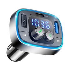 Car Bluetooth FM Transmitter 30W PD  QC3.0 Fast Charger Radio Adapter HandsFree