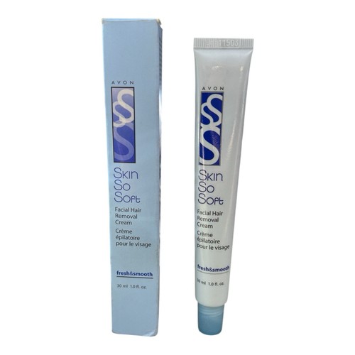 Avon Skin So Soft Fresh Smooth Facial Hair Removal Cream 1 fl oz NEW OLD STOCK