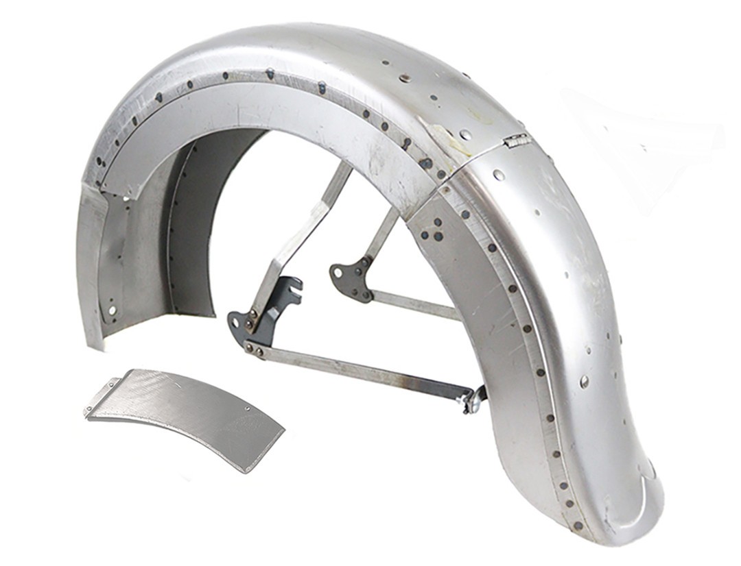 3 Piece Skirt REAR FENDER for 1939 - 1946 Harley Knucklehead & UL