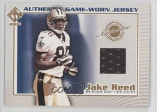 2002 Pacific Private Stock Reserve Authentic Game-Worn Jersey Jake Reed #84