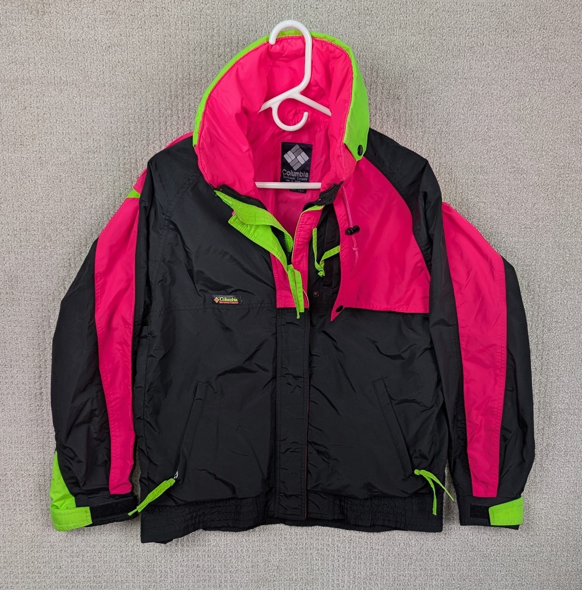 Vintage 90s Columbia Criterion Jacket Mens Medium Radial Sleeve