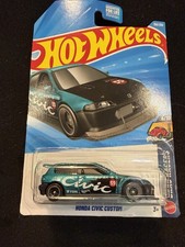 Hot Wheels Drag Racers 1990 Honda Civic Custom 164 Diecast Greenblack Unopened Hot Wheels Drag Racers 1990 Honda Civic Custom 164 Diecast Greenblack Unopened
