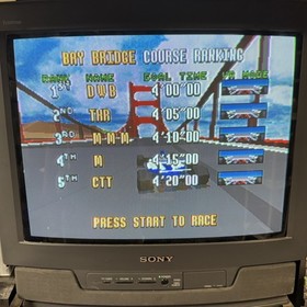 Virtua Racing - Sega Saturn - Disc, Case, & Back Cover-Art - No Manual - TESTED