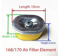 168F 170F Air Filter Gasoline Gasoline Generator Parts Wiper Air Filter Element