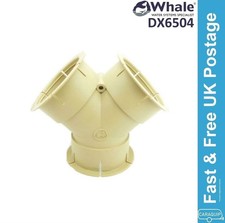 Whale & Truma 65mm Blow Air Ducting Heating Y Connector Caravan Motorhome DX6504