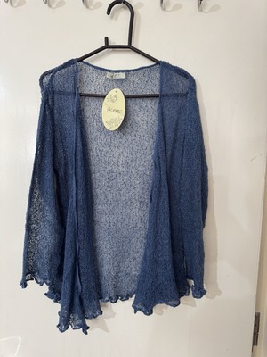 Womens Summer Cropped Knit Bolero Shrug Short Sleeve Tie Up Open Front  Cardigan UK