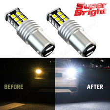 For TOYOTA Tacoma 1995-2004 1157 2057 White LED Tail Brake Parking Light Bulb 2X