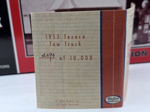 1953 Ford F-100 Tow Truck Red 2000 Hasbro Tonka Texaco Coin Bank Limited Edition - Picture 3 of 17